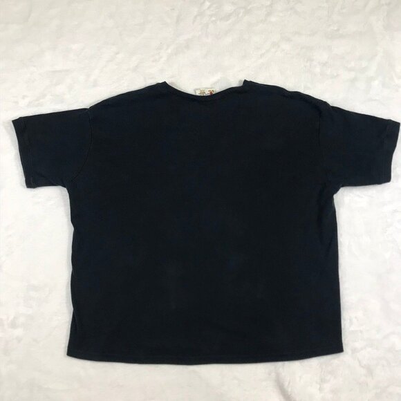 Disney Astrological Zodiac Sign Wheel Black V Neck Shirt NO SIZE TAG - Picture 6 of 11